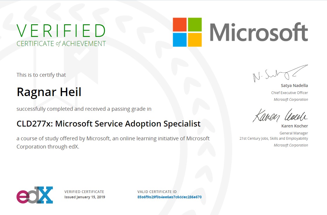 microsoft service adoption specialist