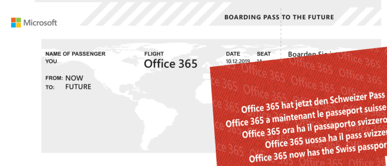 Office 365 now has the Swiss Passport: New Data Center in Switzerland launched!