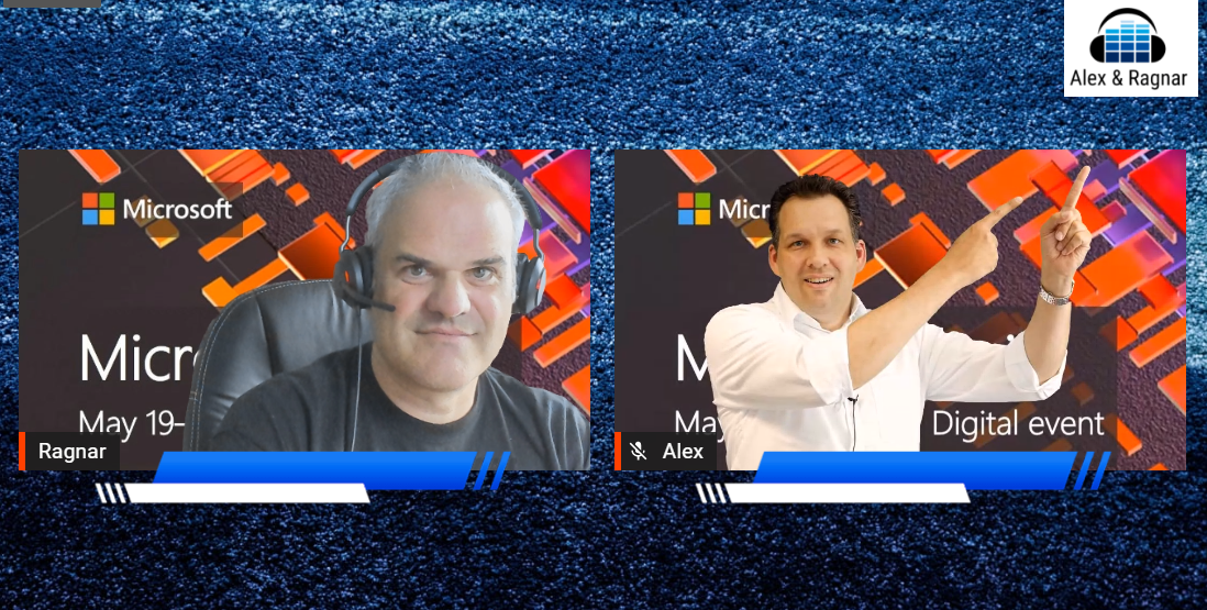 Alexander Eggers und Ragnar Heil Microsoft Build Conference