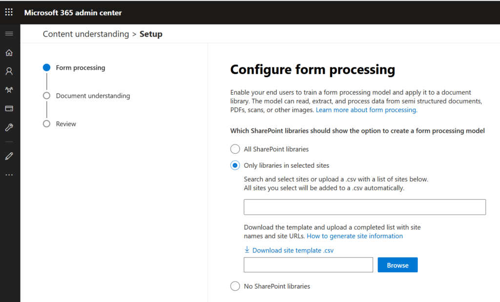 SharePoint Syntex Setup