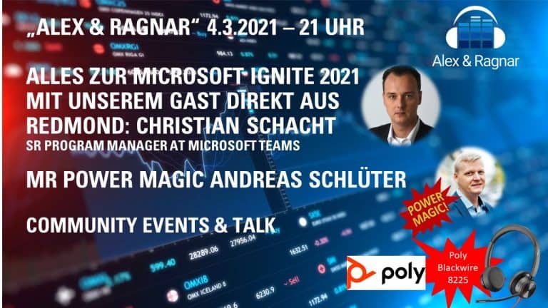 Alex Ragnar Show 28 Microsoft Ignite mit Christian Schacht