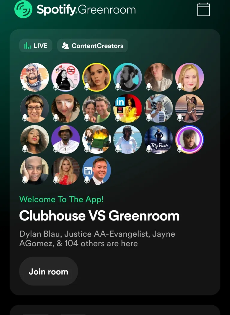 clubhouse vs greenroom