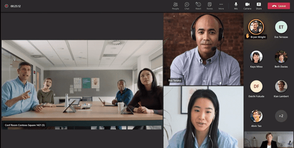 Enabling inclusive hybrid meetings with Intelligent Cameras for Microsoft Teams