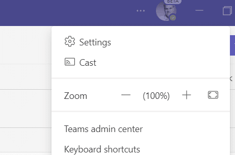 Microsoft Teams Cast from PC
