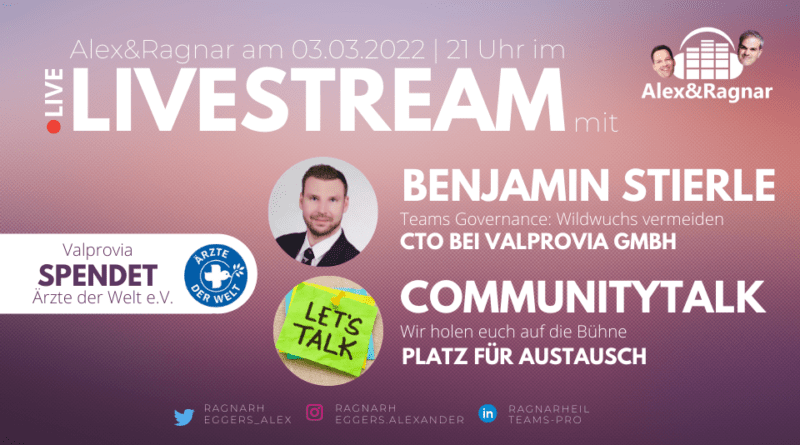 Alex& Ragnar # 71 mit Benjamin Stierle von Valprovia zu Microsoft Teams Governance
