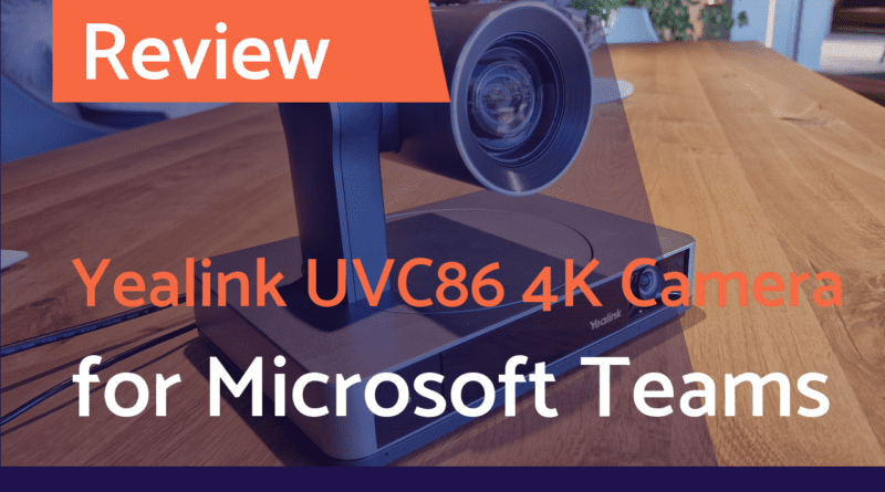 Yealink UVC86 4K Camera for Microsoft Teams Rooms