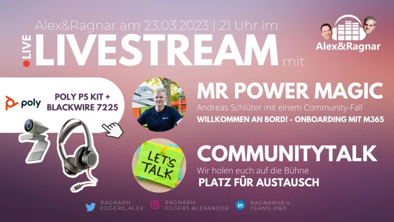 Alex & Ragnar Show #94 - Willkommen an Bord! - Onboarding mit Microsoft 365