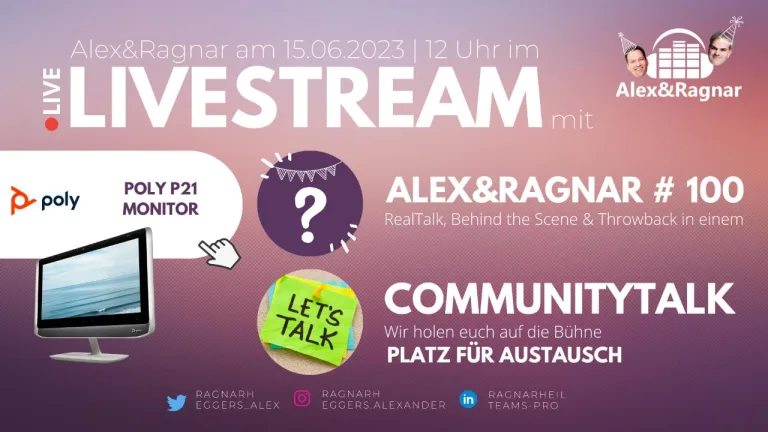 Alex & Ragnar Show #100 RealTalk, Behind the Scene & Throwback - live von aMS 365 Berlin