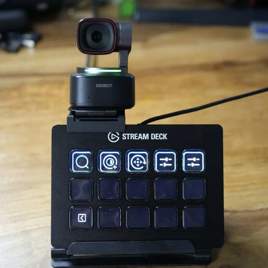 OBSBOT WebCam Stream Deck Plugin Supports OBSBOT Tiny 2