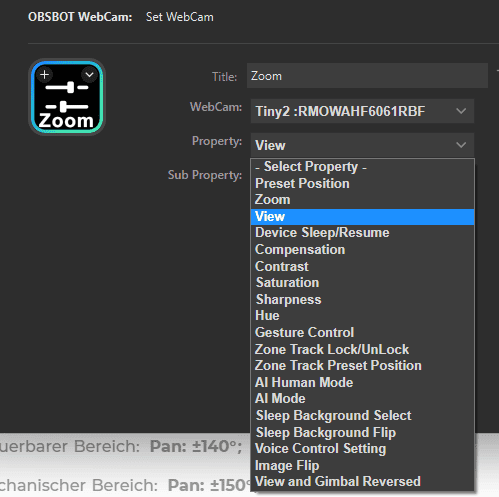 OBSBOT WebCam Stream Deck Plugin Supports OBSBOT Tiny 2