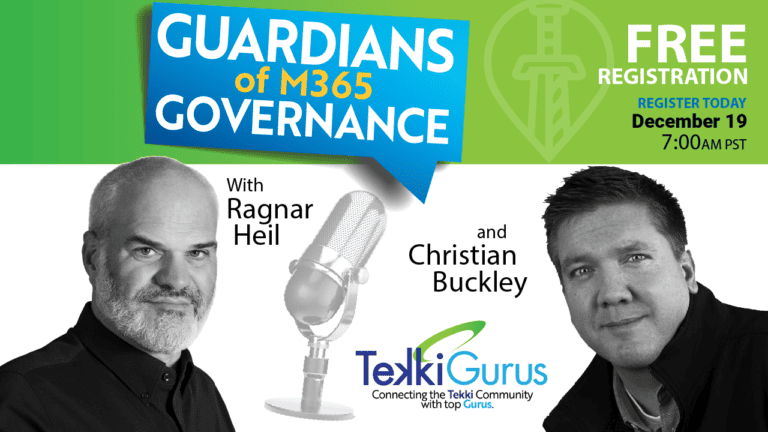 Guardians of M365 Governance with MPVs Christian Buckley and Ragnar Heil #1