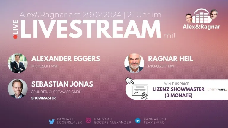 Alex & Ragnar Show #110 mit Dr. Sebastian Jonas mit der Showmaster App