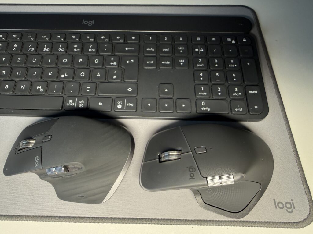 Logitech MX Master 3 and  MX Master 4