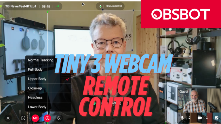 OBSBOT Tiny 3 RTC-Remote Interaction